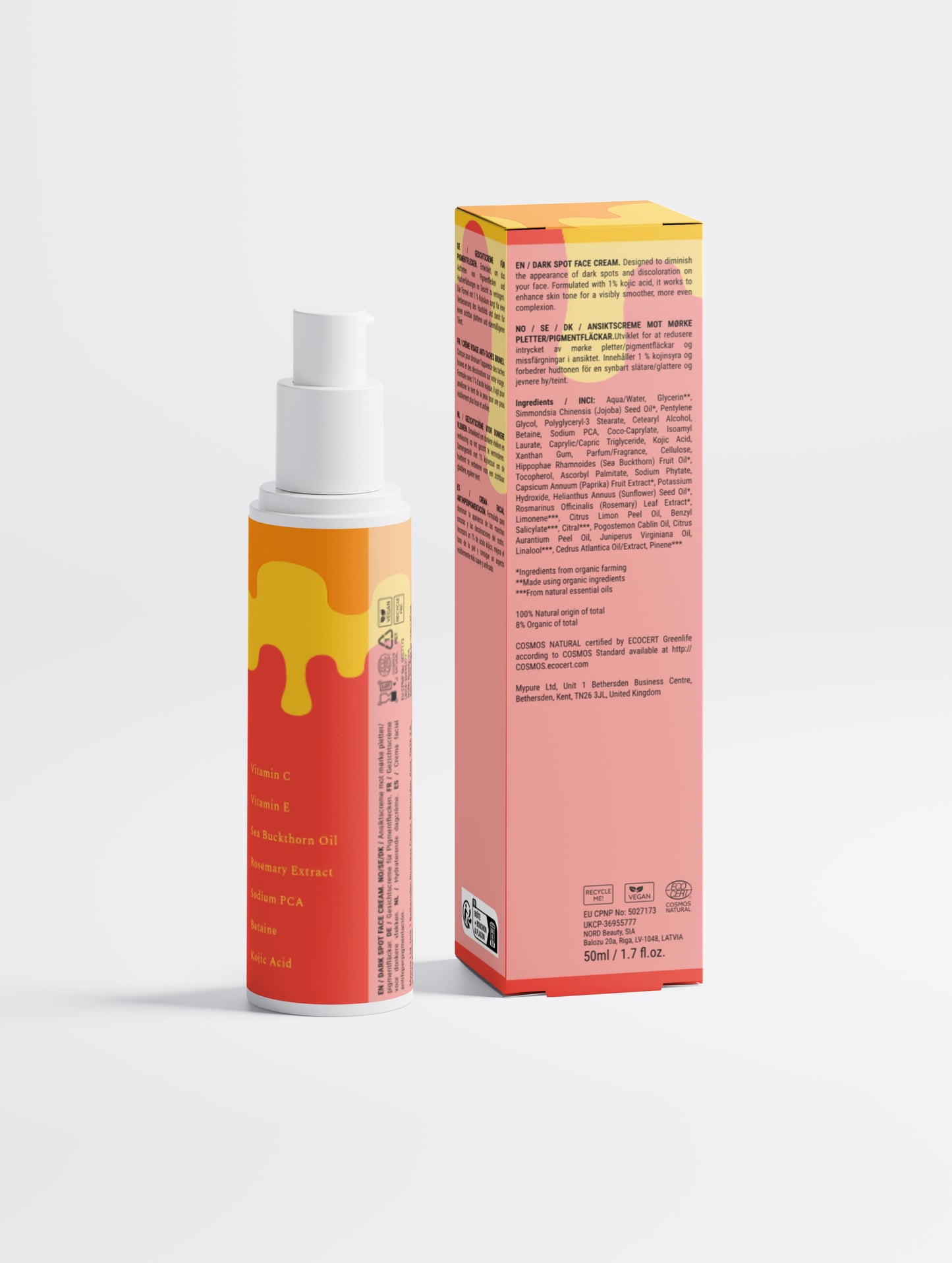 Dark Spot Face Cream with Kojic Acid