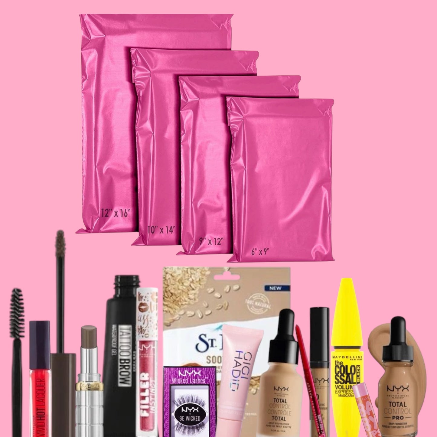 10pc branded makeup bundle
