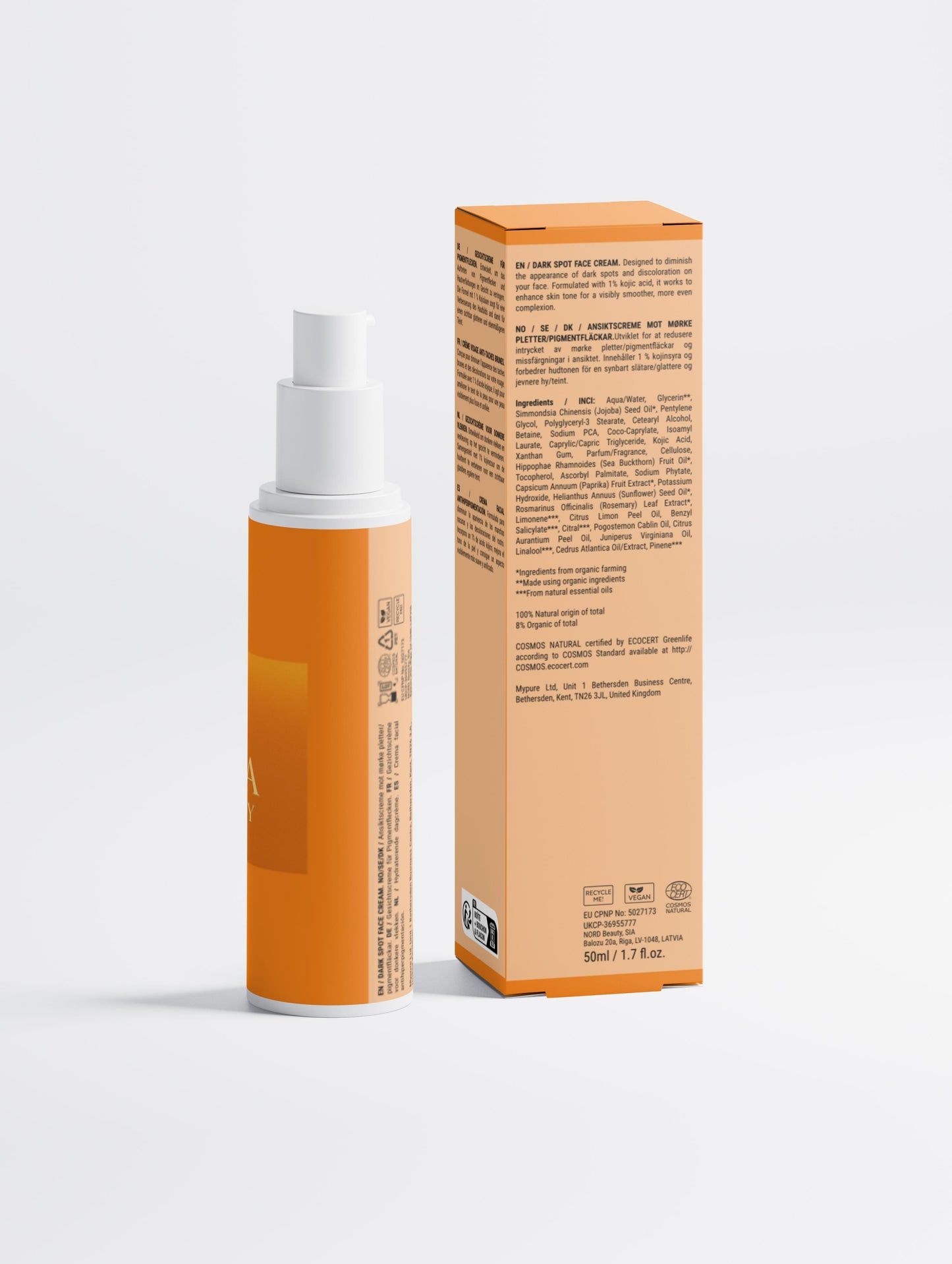 Dark Spot Face Cream with Kojic Acid